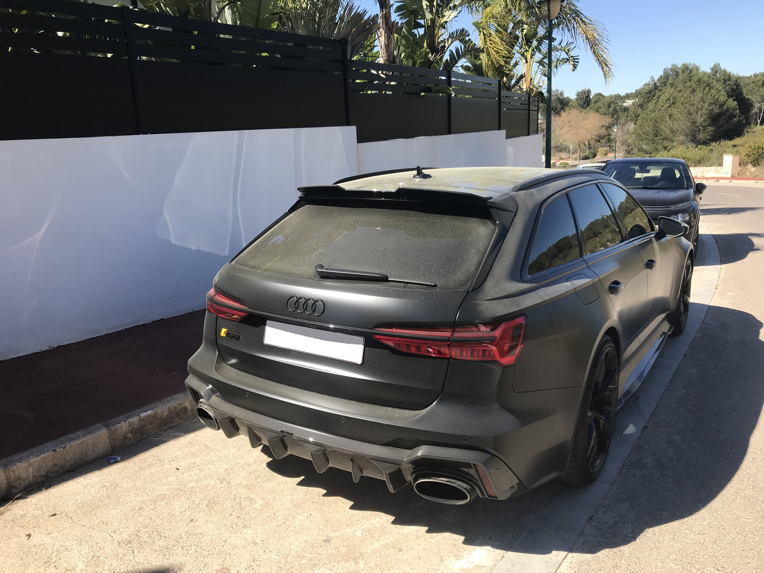 Audi RS6 rear view