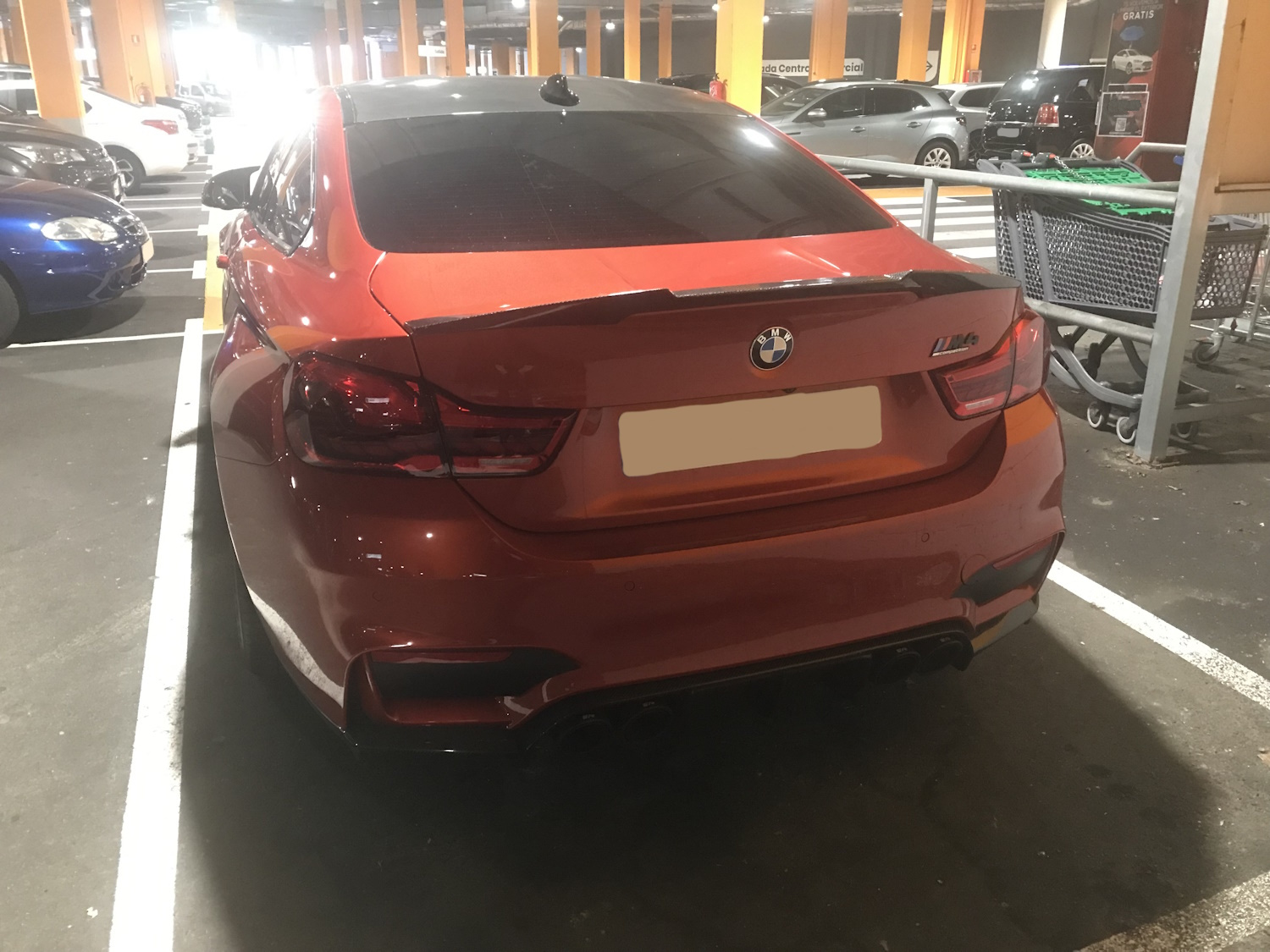 BMW M4 Competition rear view