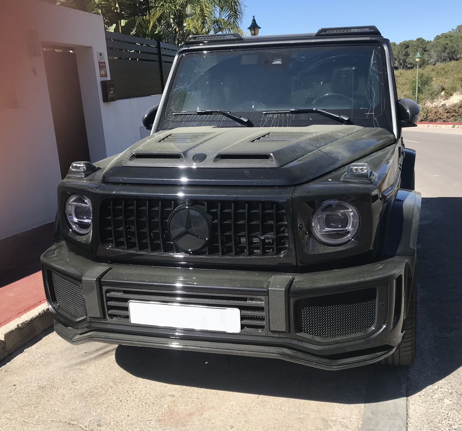 Mercedes G63 front view