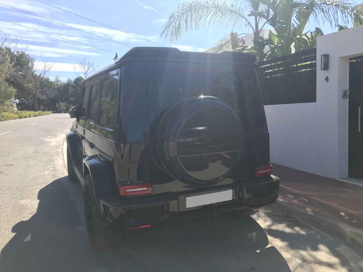 Mercedes G63 rear view