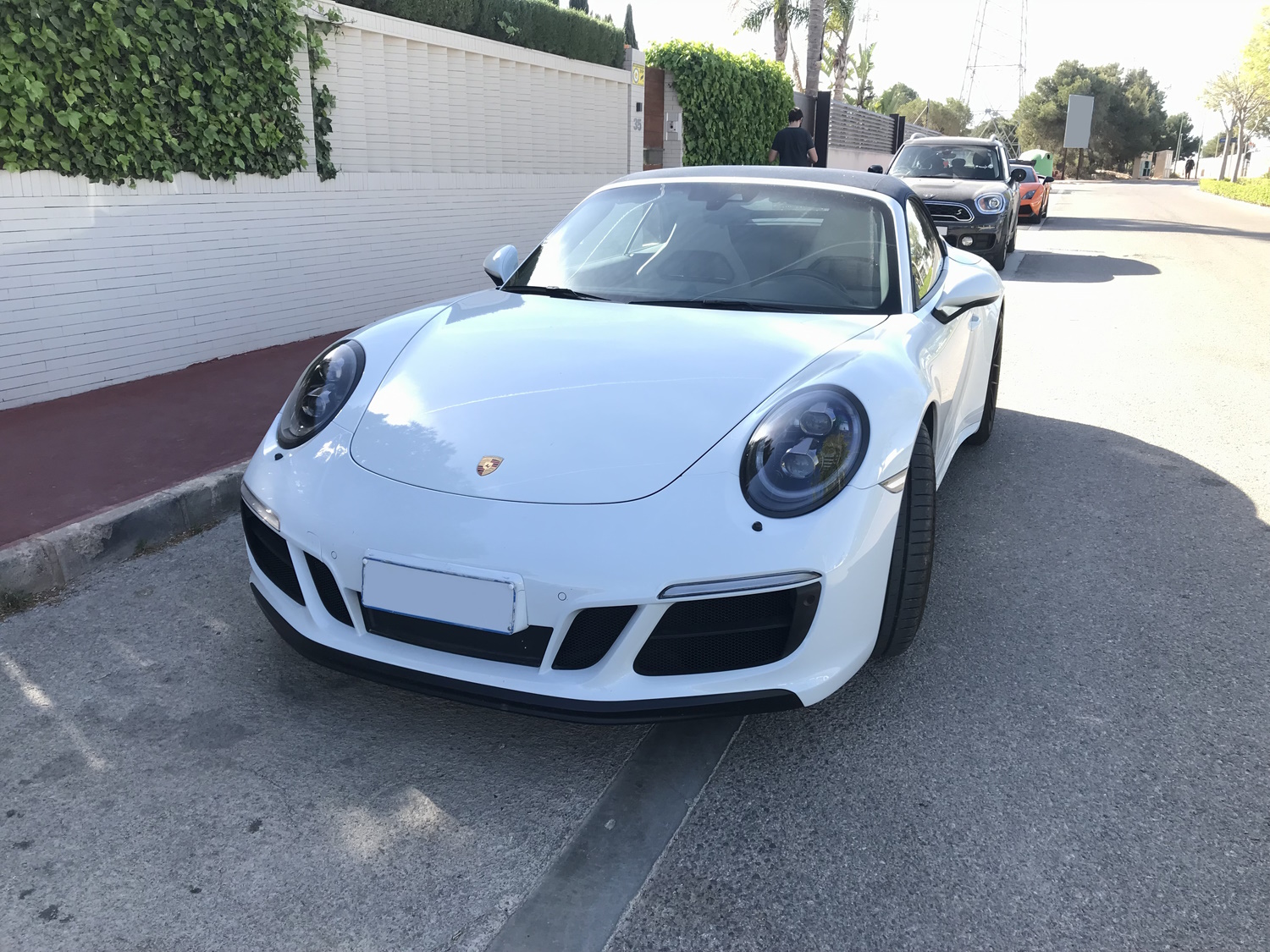 Porsche 911 Carrera 4 GTS front view