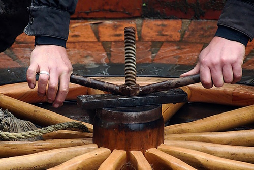 Unscrewing a Clamp