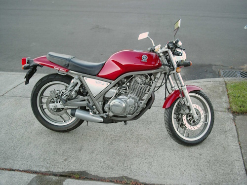 Single cylinder Yamaha SRX 600