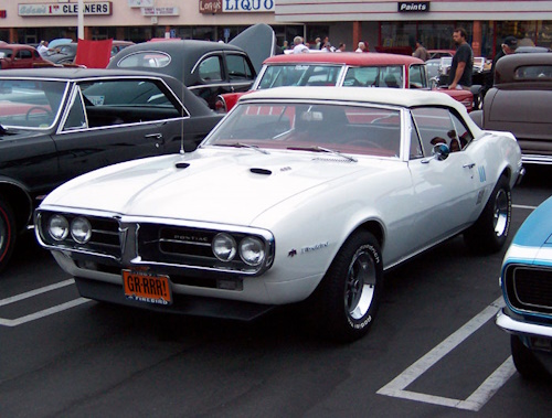 1967 Pontiac Firebird Convertible.