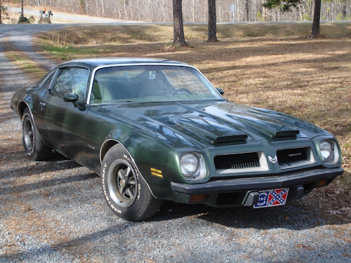 1974 Pontiac Firebird Formula Edition.