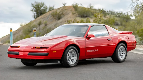 1989 Pontiac Firebird Formula Edition.